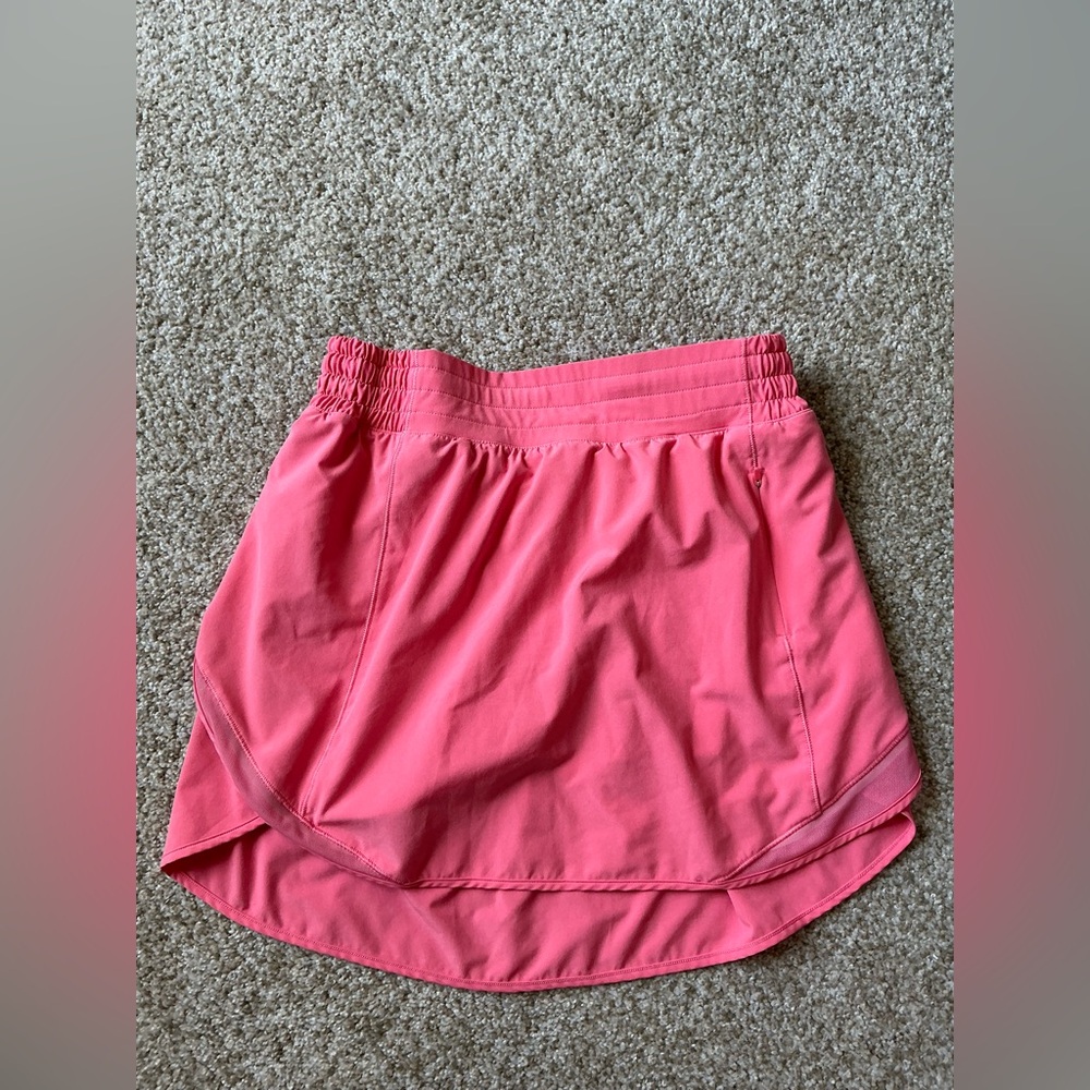 Lululemon Orange Skort